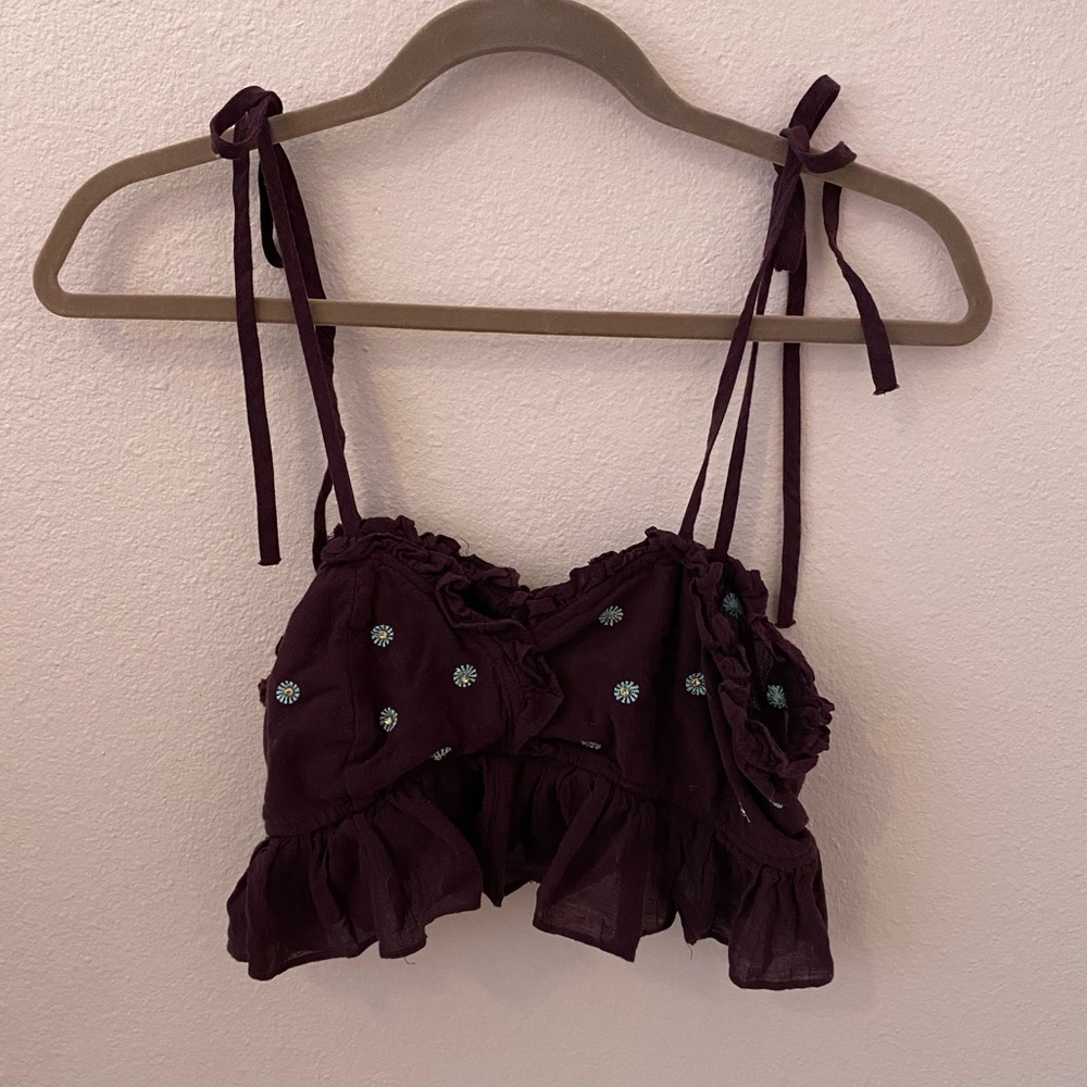 Free People Embellished Bra Top